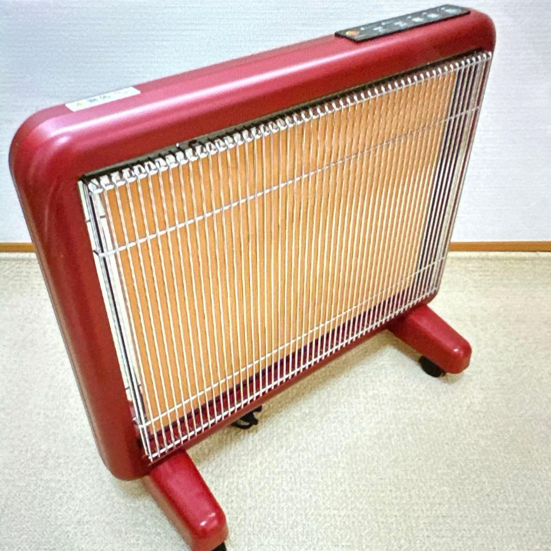 遠赤外線暖房器 サンルミエダイマー付 E800L-TM レッド