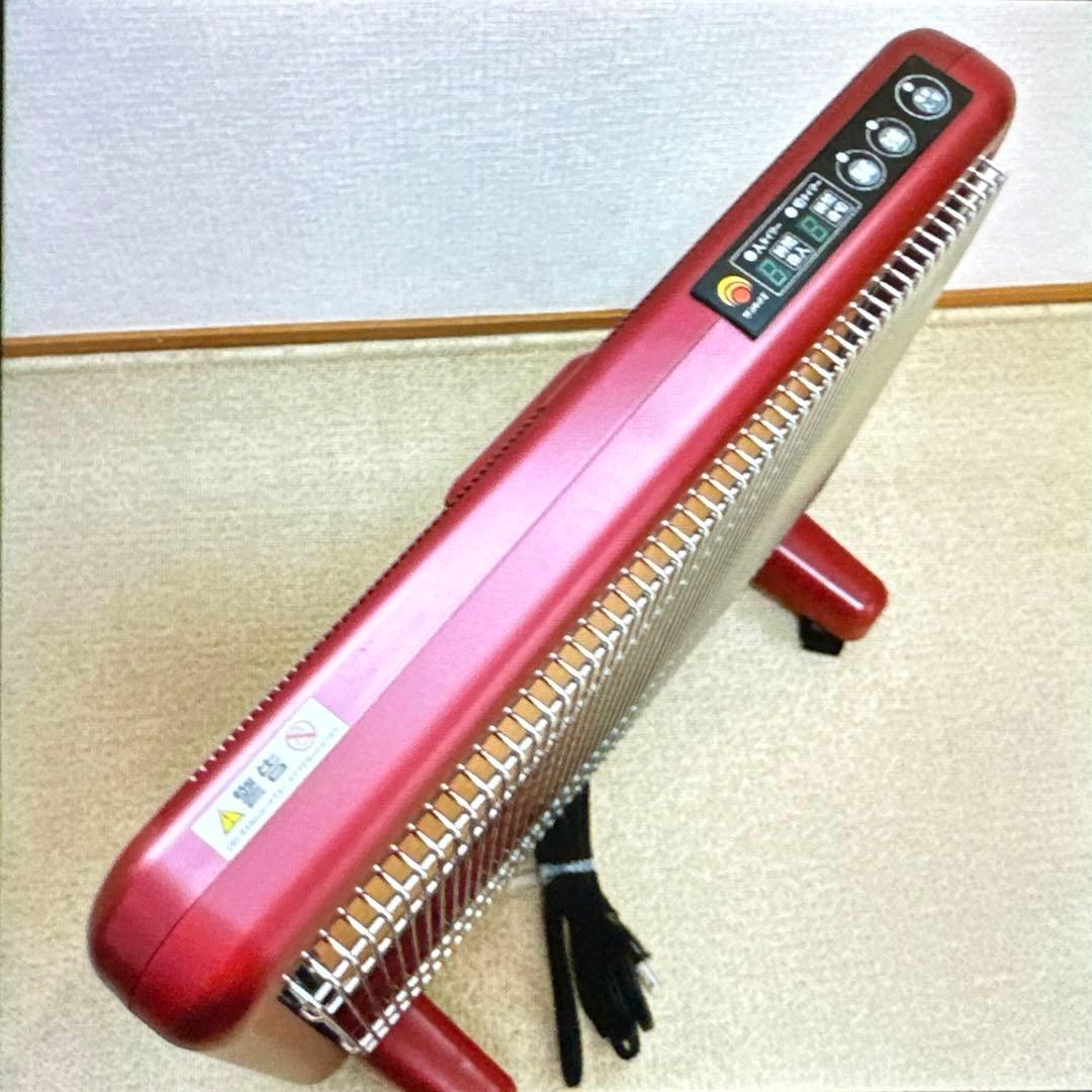 遠赤外線暖房器 サンルミエダイマー付 E800L-TM レッド