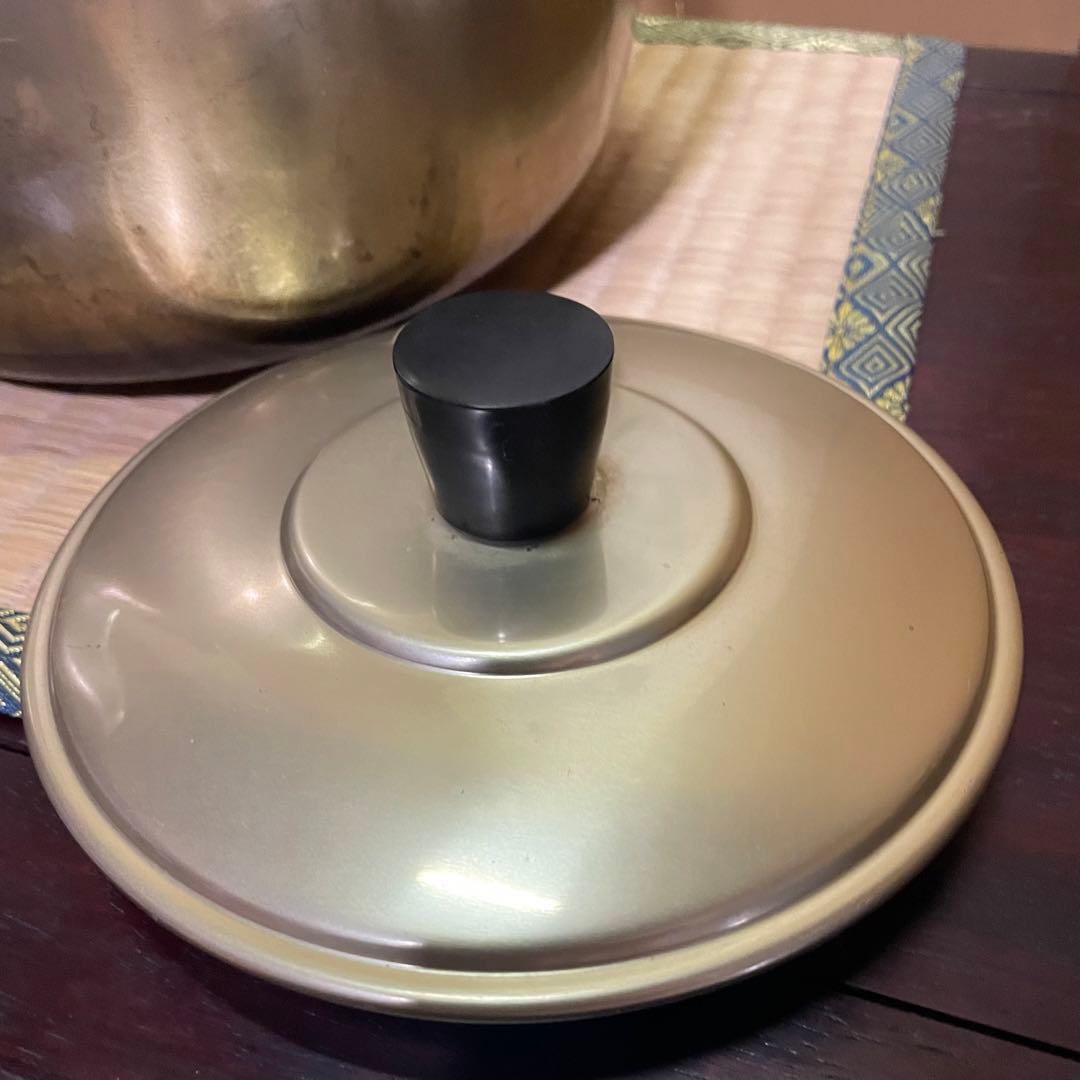 【昭和レトロ】アカオ やかん しゅう酸メッキ 5L ケトル 湯沸かし ビンテージ