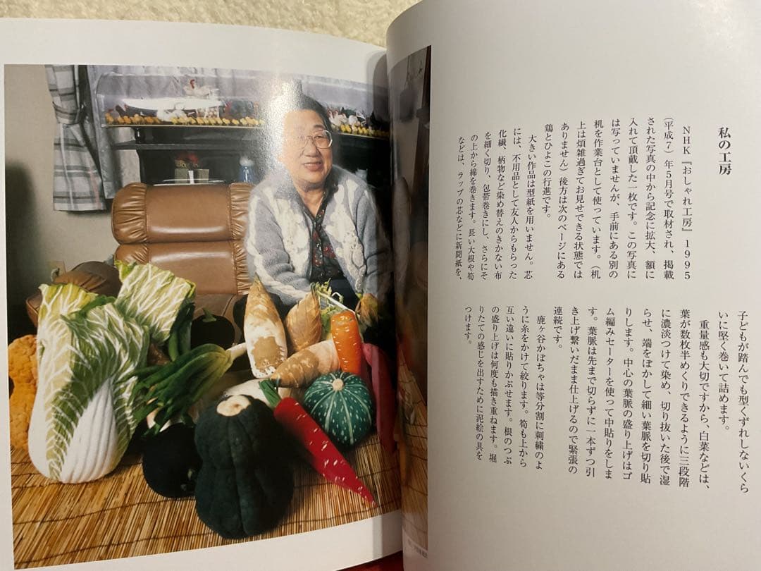 ★NHKおしゃれ工房取材　作家田中幸子　手のひらの野菜畑シリーズミニチュア　果物