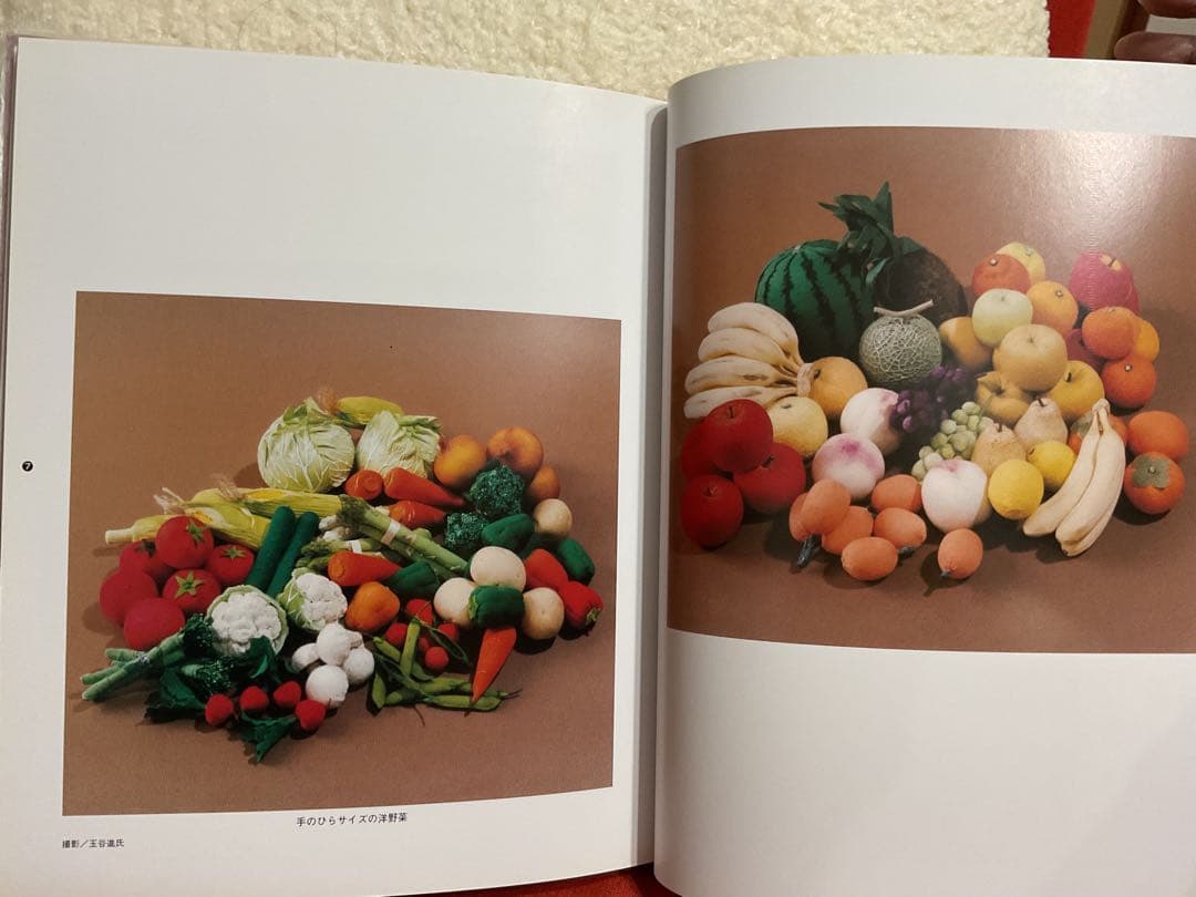 ★NHKおしゃれ工房取材　作家田中幸子　手のひらの野菜畑シリーズミニチュア　果物