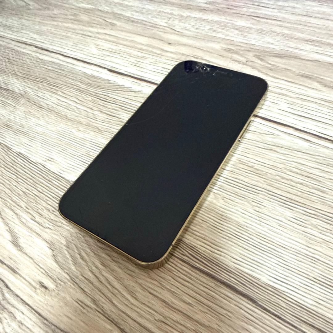 AppleiPhone 12pro ゴールド 画面ひび割れ 起動不可 ジャンク品