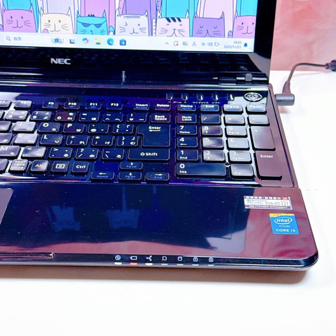 新品SSDで爆速✨windows11 ノートパソコン✨オフィス カメラ 黒