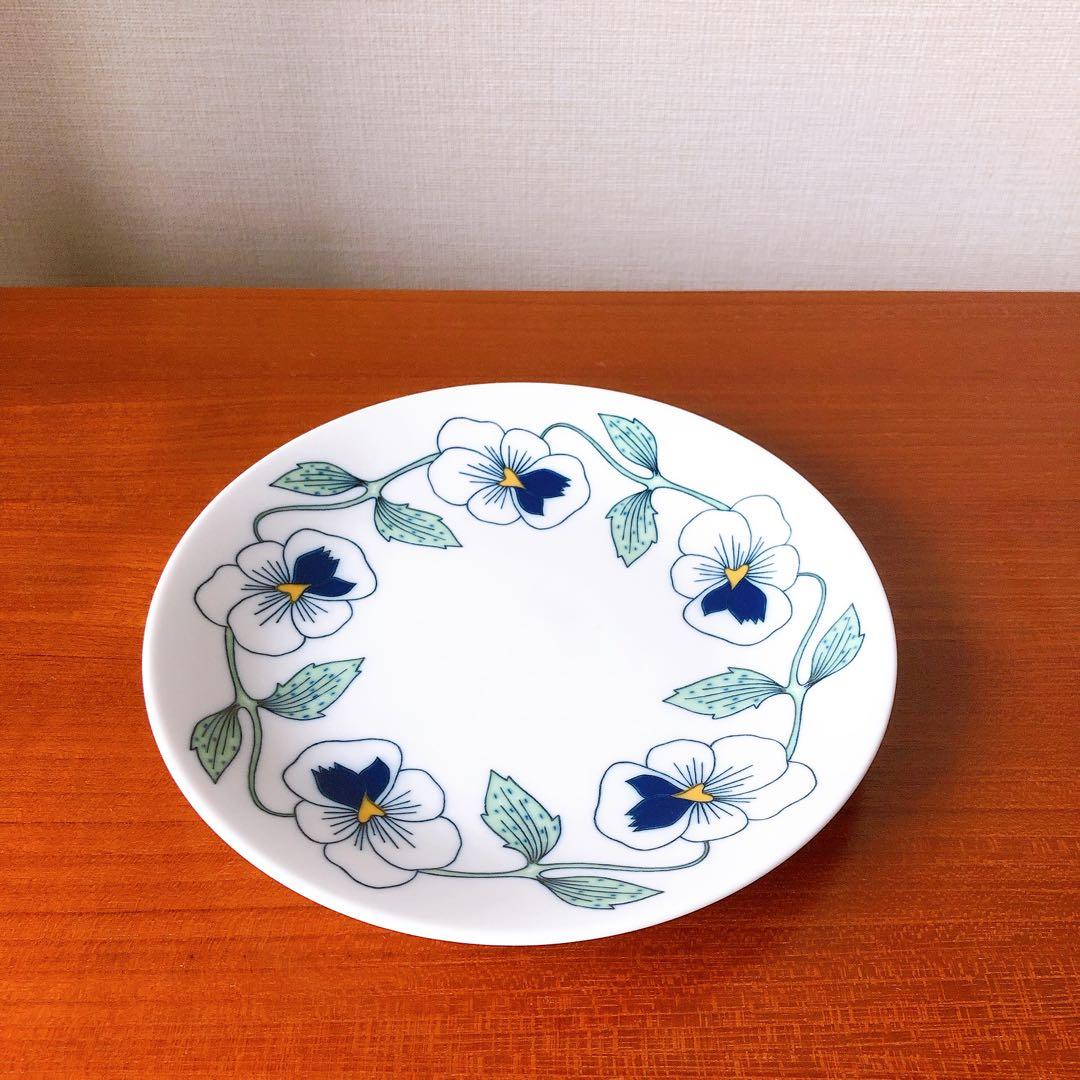 ①(ロールストランド)sylvia　ケーキプレート17.5cm