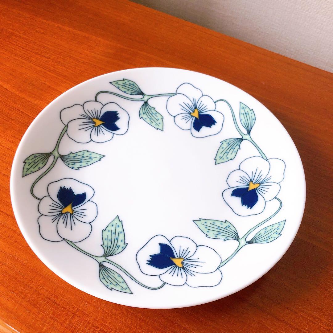 ①(ロールストランド)sylvia　ケーキプレート17.5cm