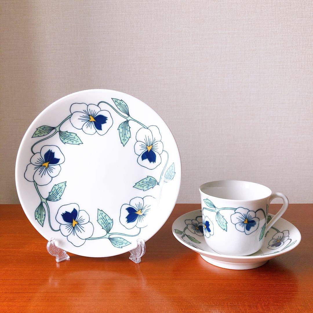 ①(ロールストランド)sylvia　ケーキプレート17.5cm