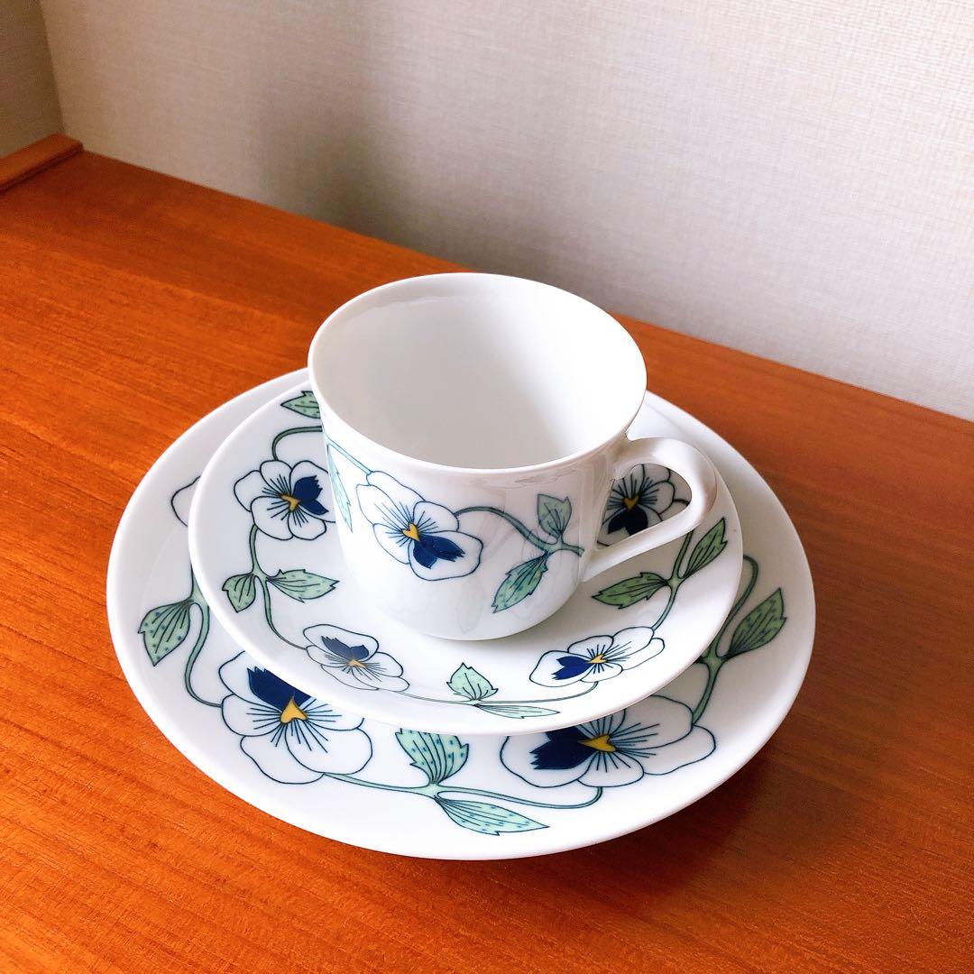 ①(ロールストランド)sylvia　ケーキプレート17.5cm