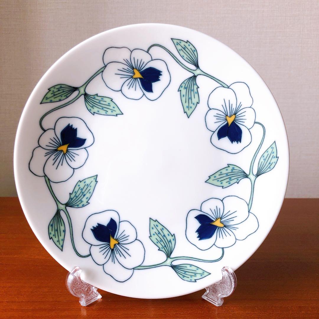 ①(ロールストランド)sylvia　ケーキプレート17.5cm