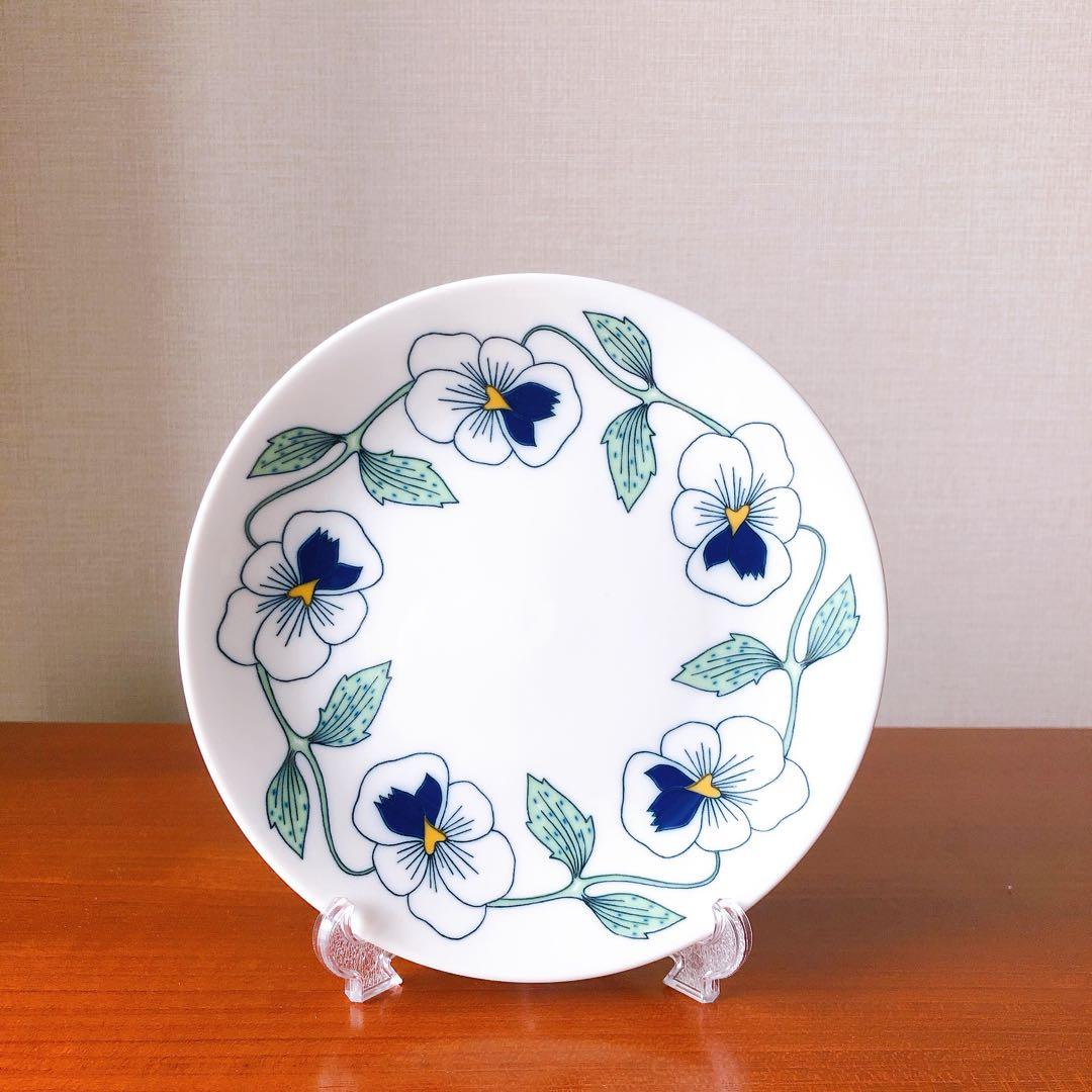 ①(ロールストランド)sylvia　ケーキプレート17.5cm