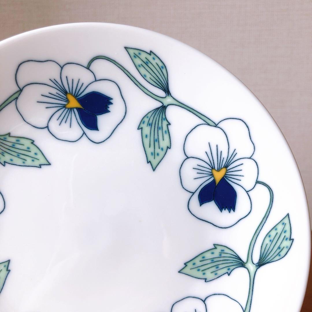 ①(ロールストランド)sylvia　ケーキプレート17.5cm