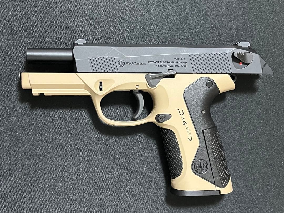 東京マルイベレッタPX4 リアル刻印フレーム交換済み　カスタム