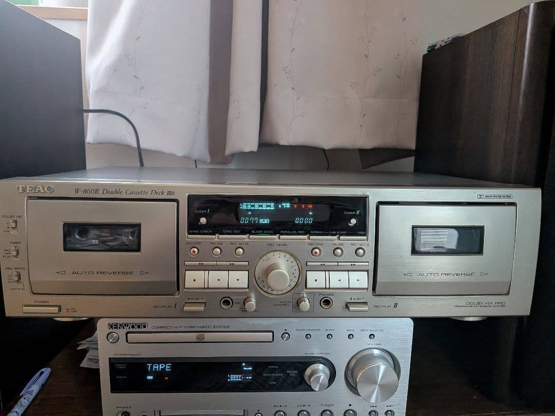 TEAC W-860R 美品 動作保証あり カセットデッキ カセットテープデッキ