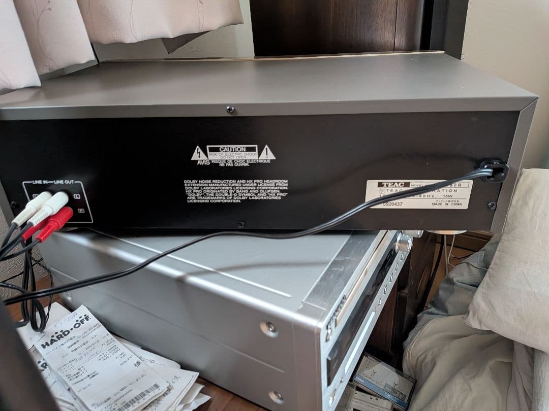 TEAC W-860R 美品 動作保証あり カセットデッキ カセットテープデッキ