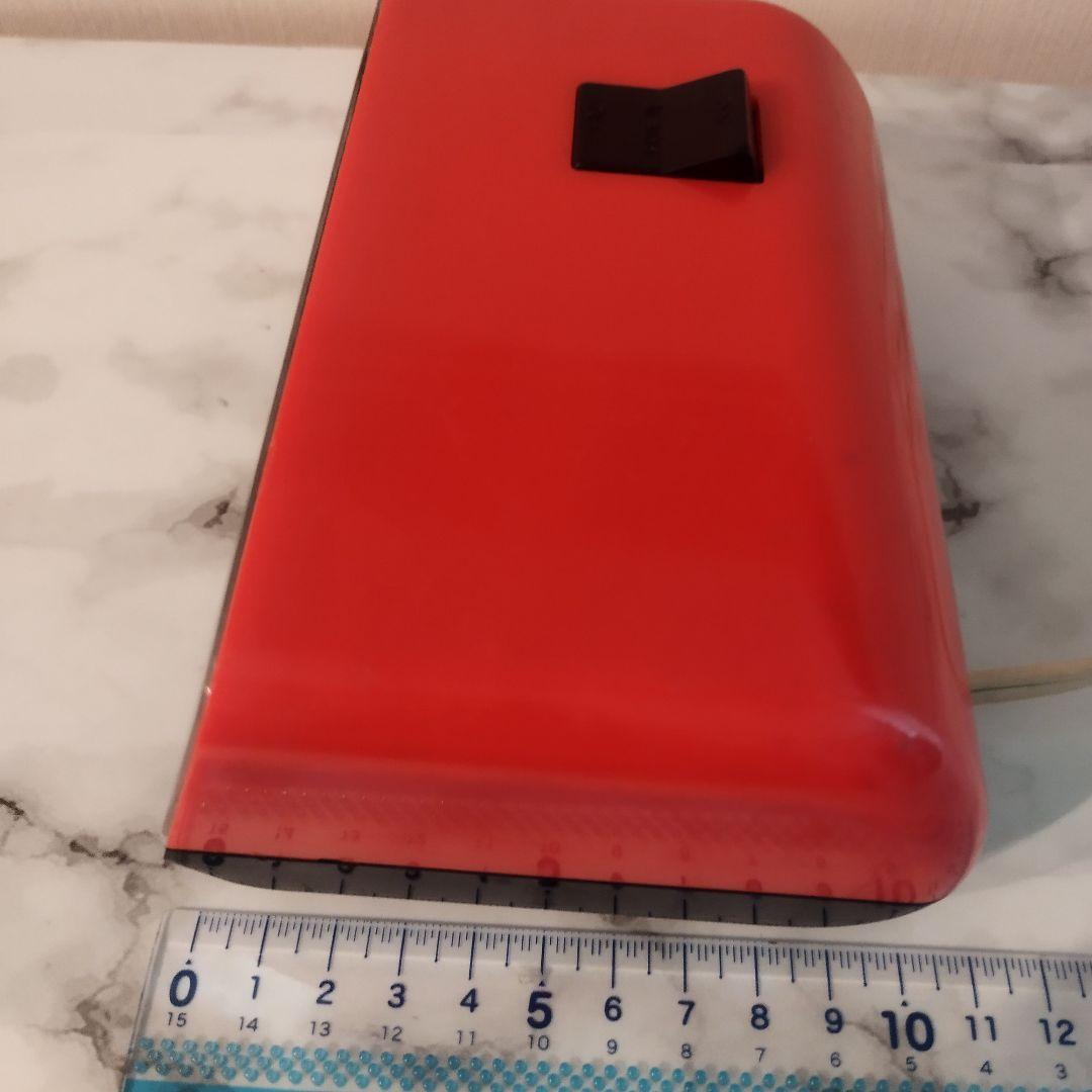 CITIZEN パタパタ時計 昭和レトロ 赤黒 美品50/60Hz