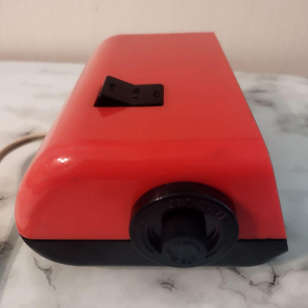 CITIZEN パタパタ時計 昭和レトロ 赤黒 美品50/60Hz