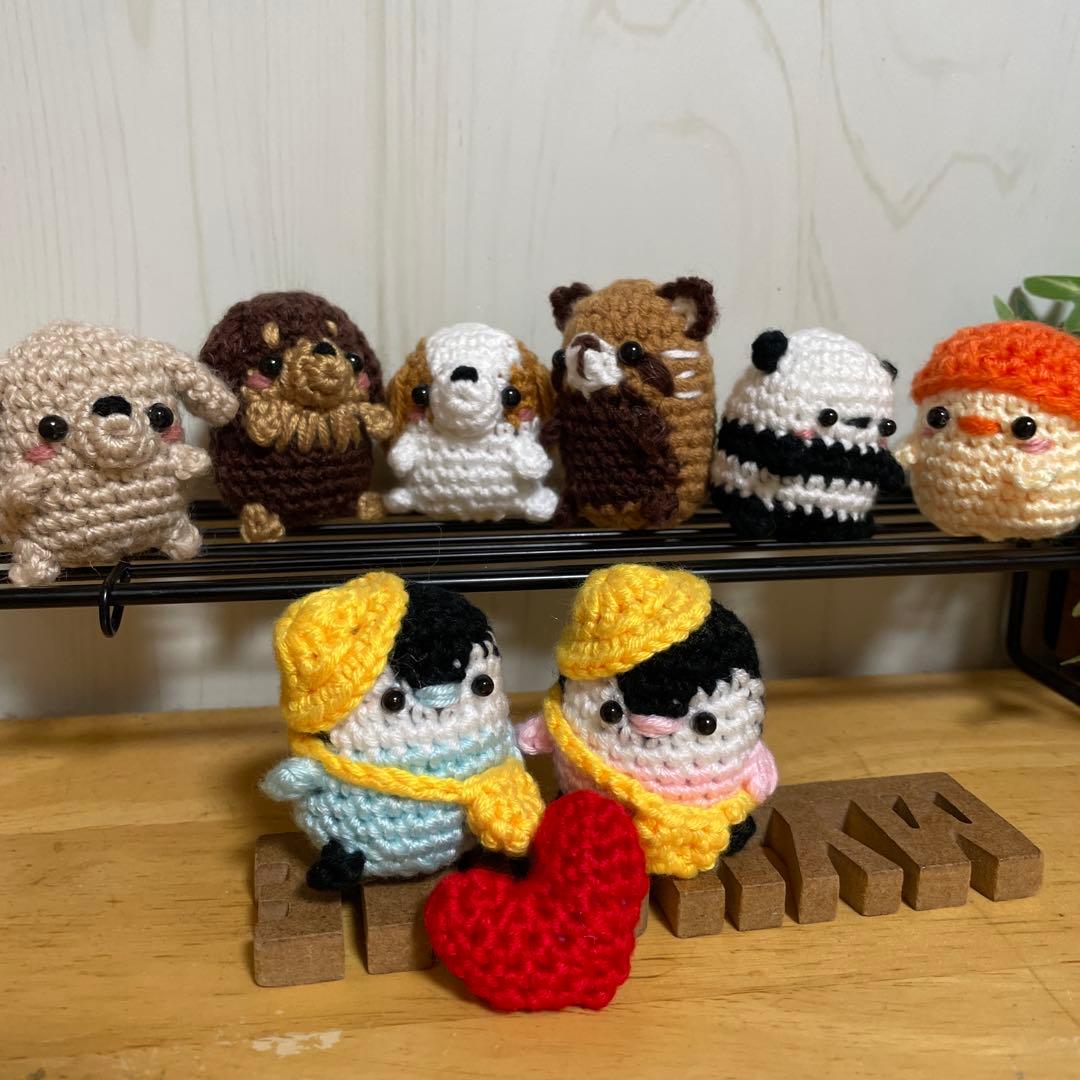 sachi Funa様　miniあみぐるみ　ペンギンなど