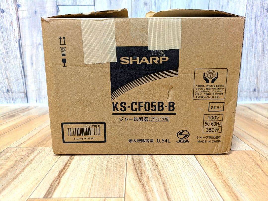 シャープ 炊飯器 3合 マイコン パン調理機能 ブラック KS-CF05B-B