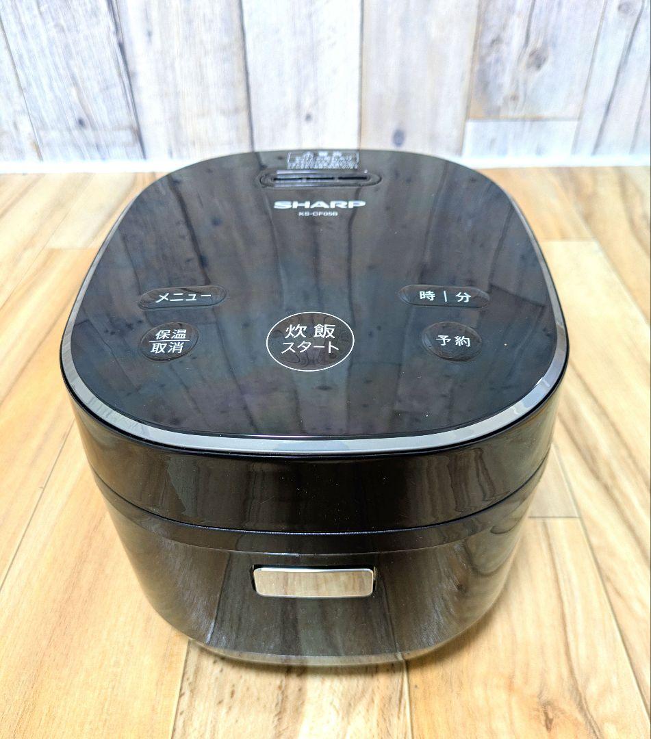 シャープ 炊飯器 3合 マイコン パン調理機能 ブラック KS-CF05B-B