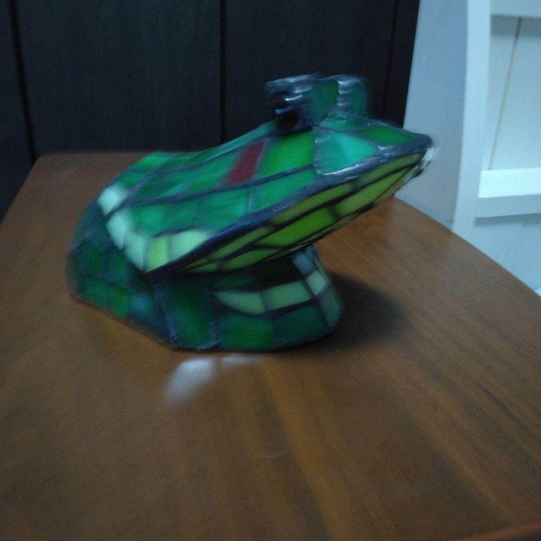 ステンドグラスカエルスタンド