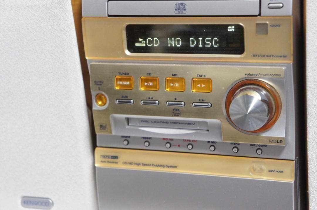 CD→MD/テープダビング★Kenwood コンポ RXD-SJ3 0327