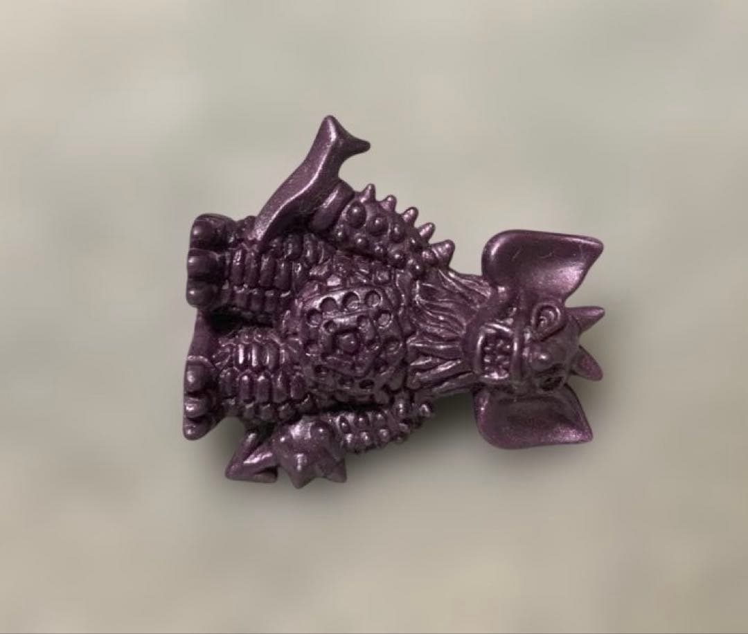 ウルトラ怪獣消しゴム　タイラント（パープルメタリック）ポピー　当時物　昭和レトロ