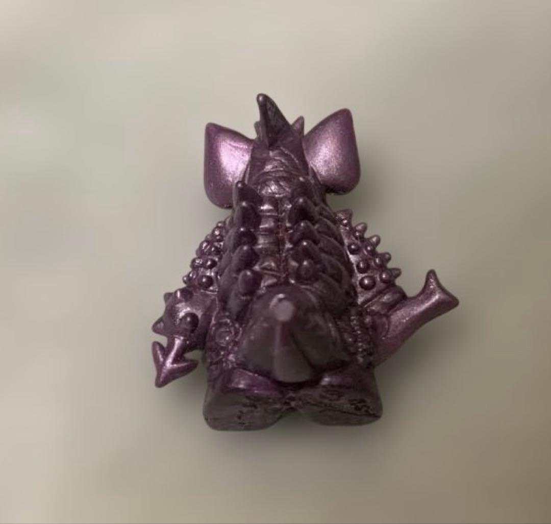 ウルトラ怪獣消しゴム　タイラント（パープルメタリック）ポピー　当時物　昭和レトロ