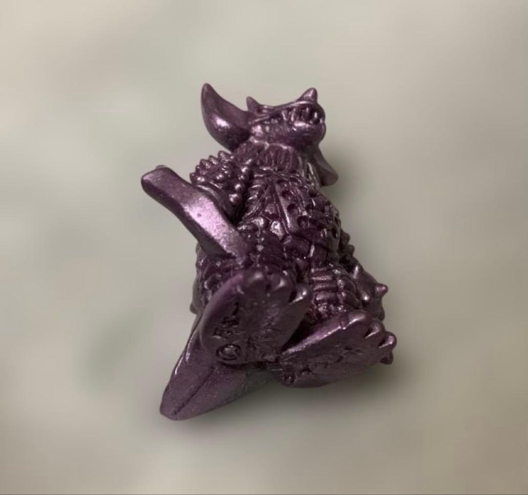 ウルトラ怪獣消しゴム　タイラント（パープルメタリック）ポピー　当時物　昭和レトロ