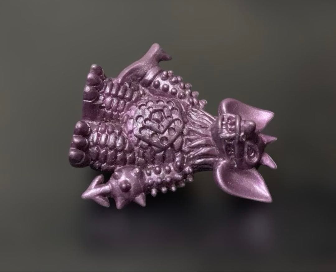 ウルトラ怪獣消しゴム　タイラント（パープルメタリック）ポピー　当時物　昭和レトロ