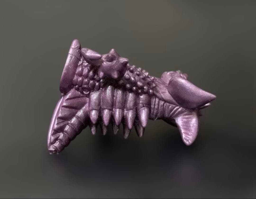 ウルトラ怪獣消しゴム　タイラント（パープルメタリック）ポピー　当時物　昭和レトロ