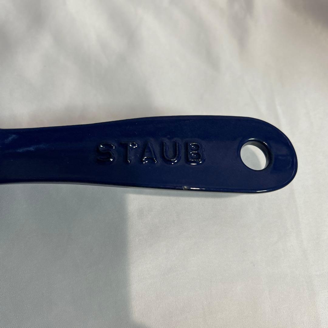 【美品】STAUB　スキレット　ロイヤルブルー　16cm