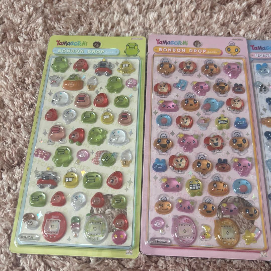 送料込み★国内正規品★ たまごっち ボンボンドロップシール 4種セット