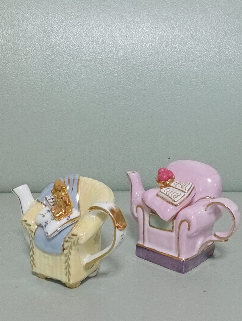 極美品  porcelain王冠マーク ティディベア ミニティーポット