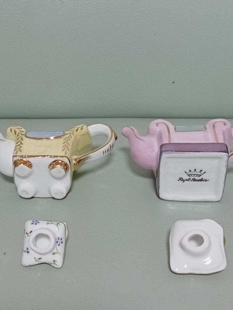 極美品  porcelain王冠マーク ティディベア ミニティーポット