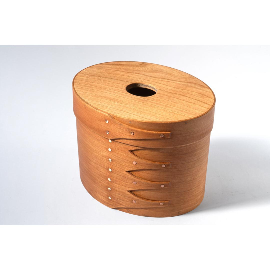 【専用】シェーカーオーバルテッシュボックス縦型 ブラックチェリー