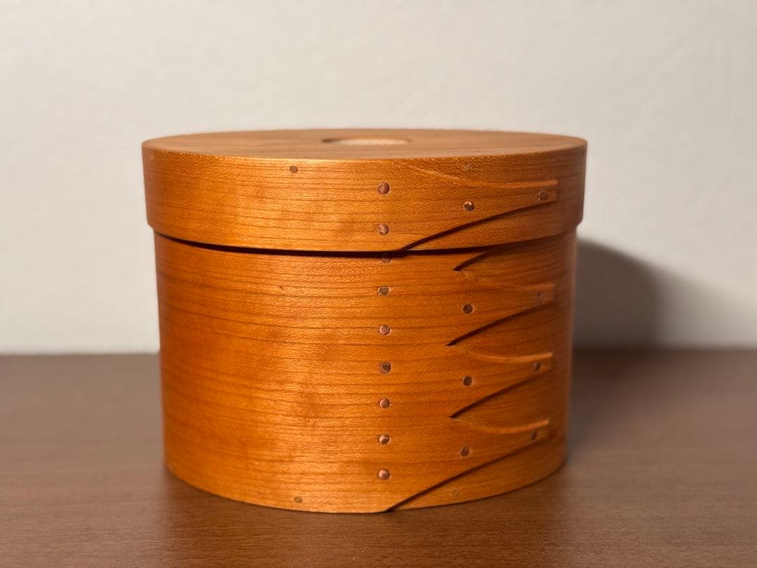 【専用】シェーカーオーバルテッシュボックス縦型 ブラックチェリー