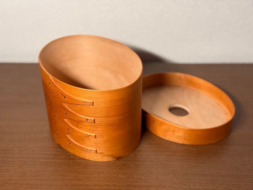 【専用】シェーカーオーバルテッシュボックス縦型 ブラックチェリー