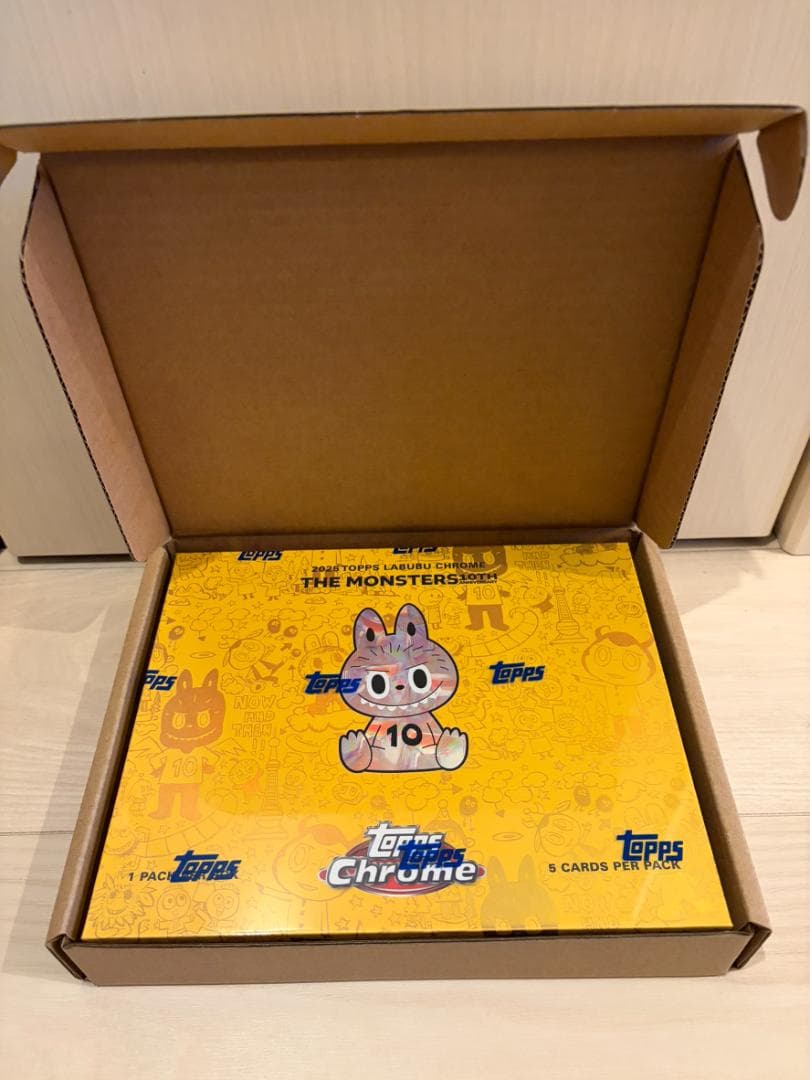 5box TOPPS LABUBU BOX トップス ラブブ カード