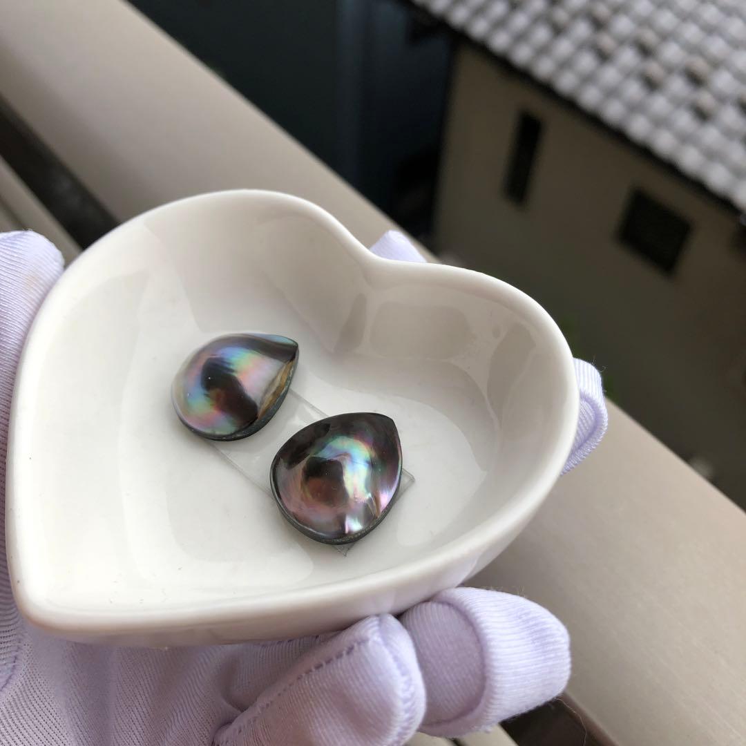 マベパールピアス　希少タヒチ産