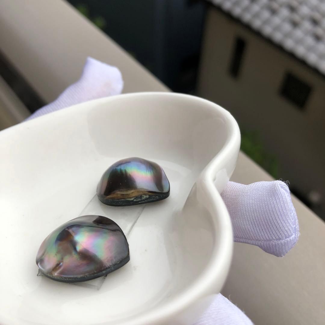 マベパールピアス　希少タヒチ産