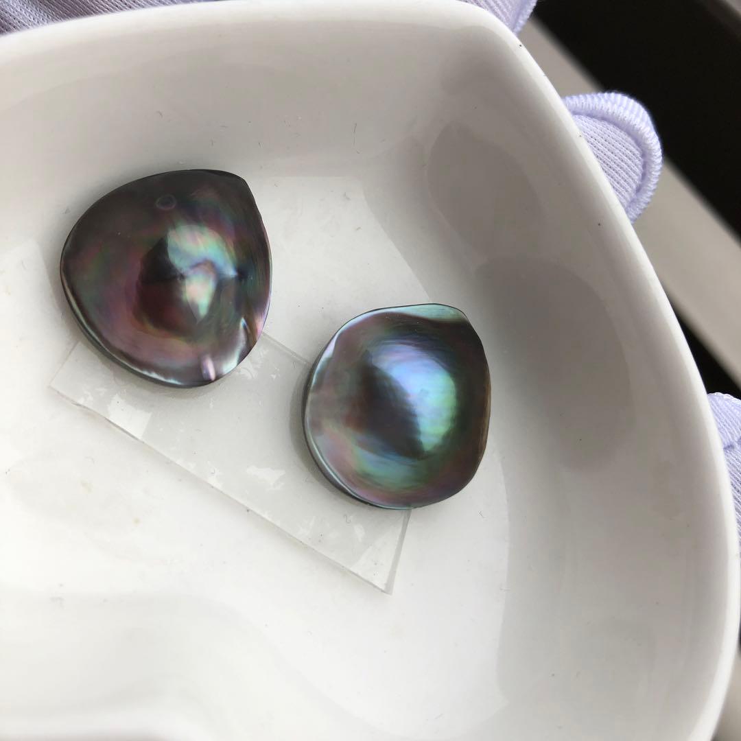マベパールピアス　希少タヒチ産