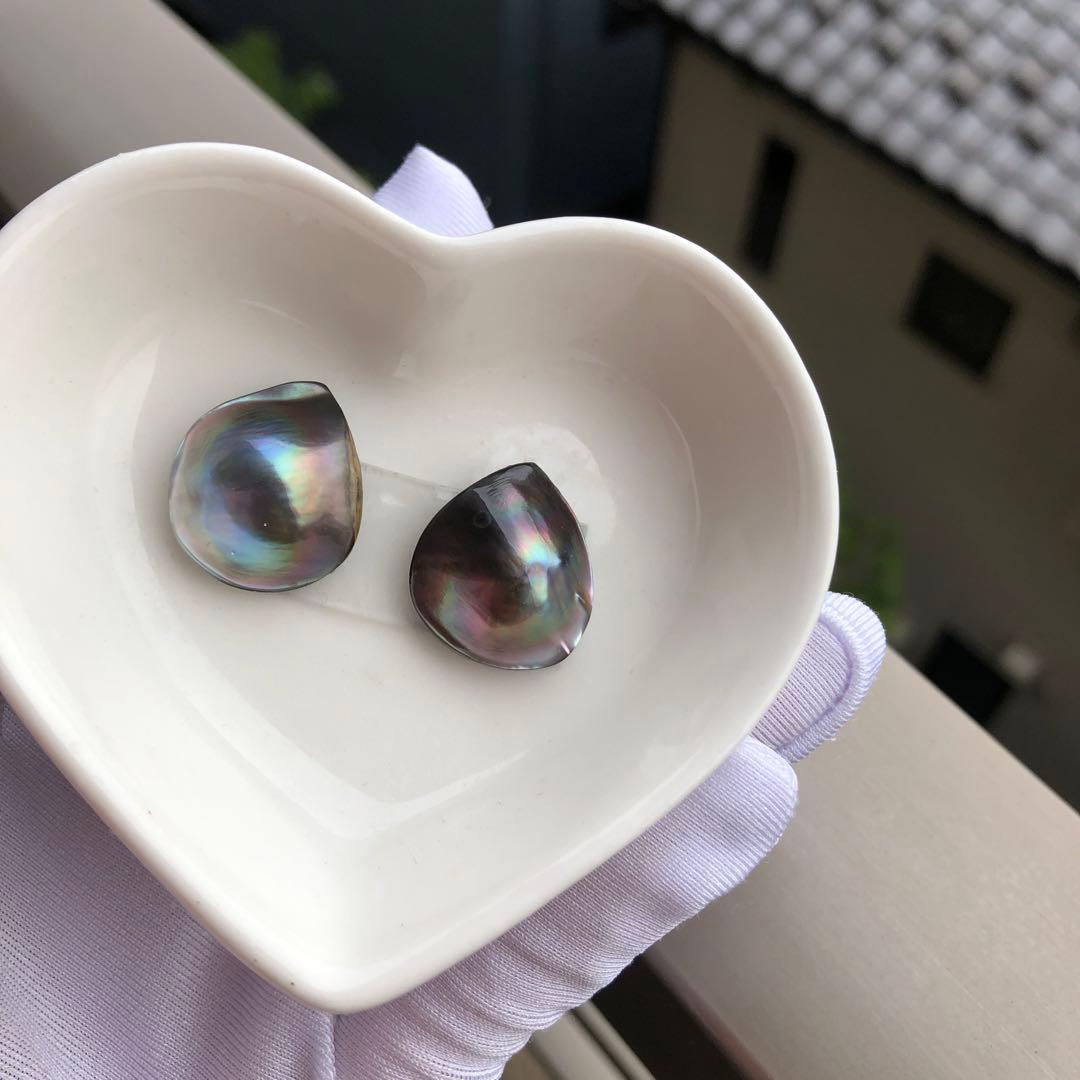 マベパールピアス　希少タヒチ産