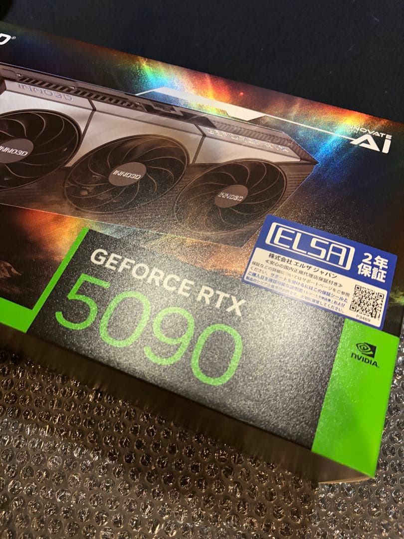 空飛ぶペンギン 新品未開封 ELSA GeForce RTX 5090