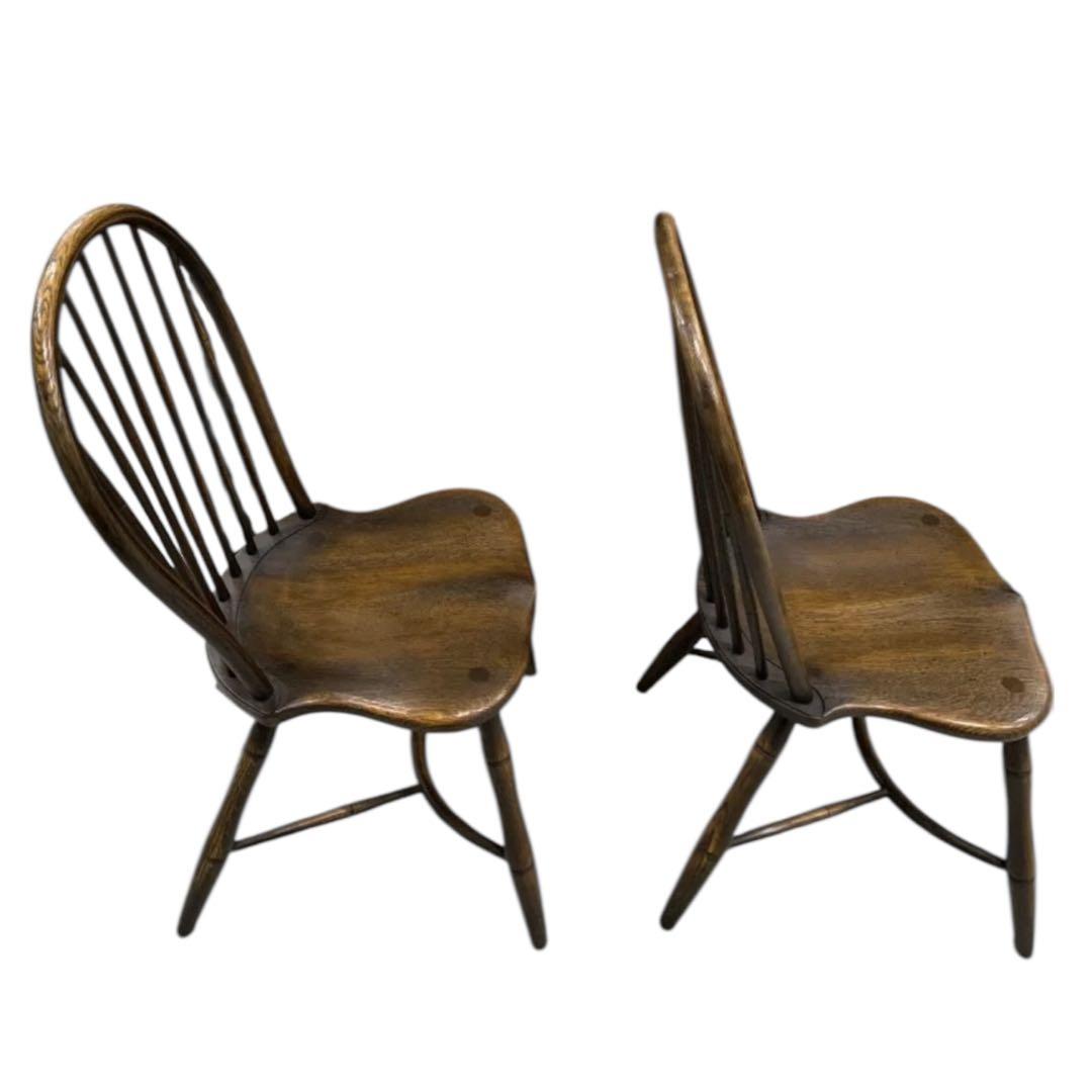 【2脚】【美品】飛騨産業 キツツキ PROVINCIAL ボウバックアームチェア