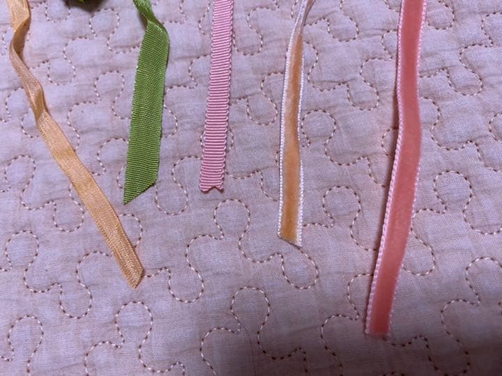 ハンドメイド　ソランちゃん　パフスリーブワンピース