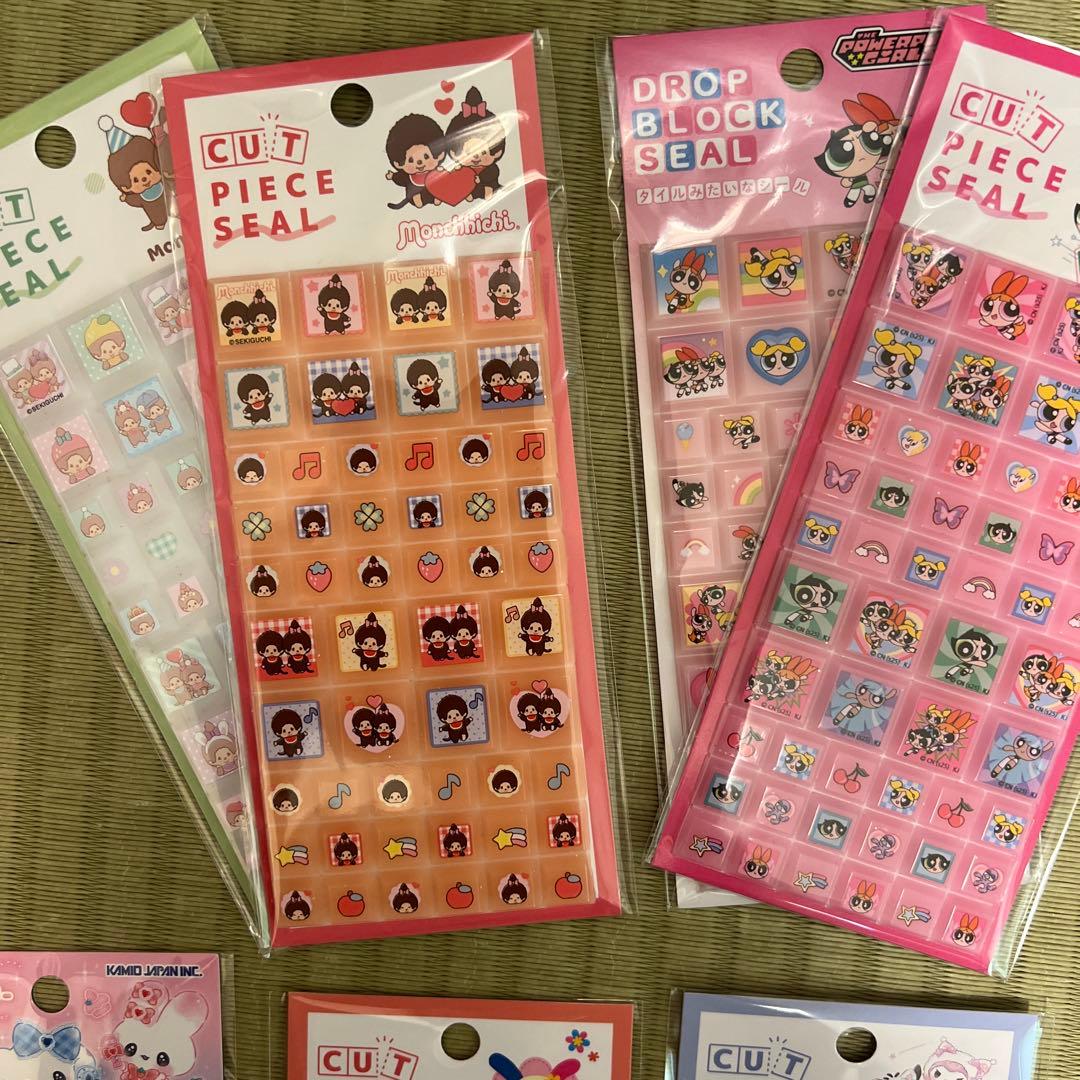 タイルシール　セット　サンリオ　パワパフ　トムジェリ