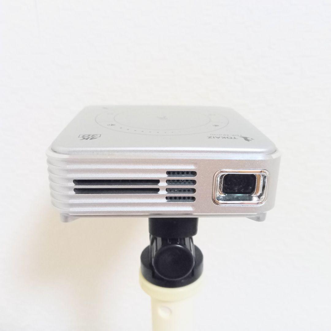 【美品】TOKAIZスマートミニプロジェクターTDP-4kminiシルバー
