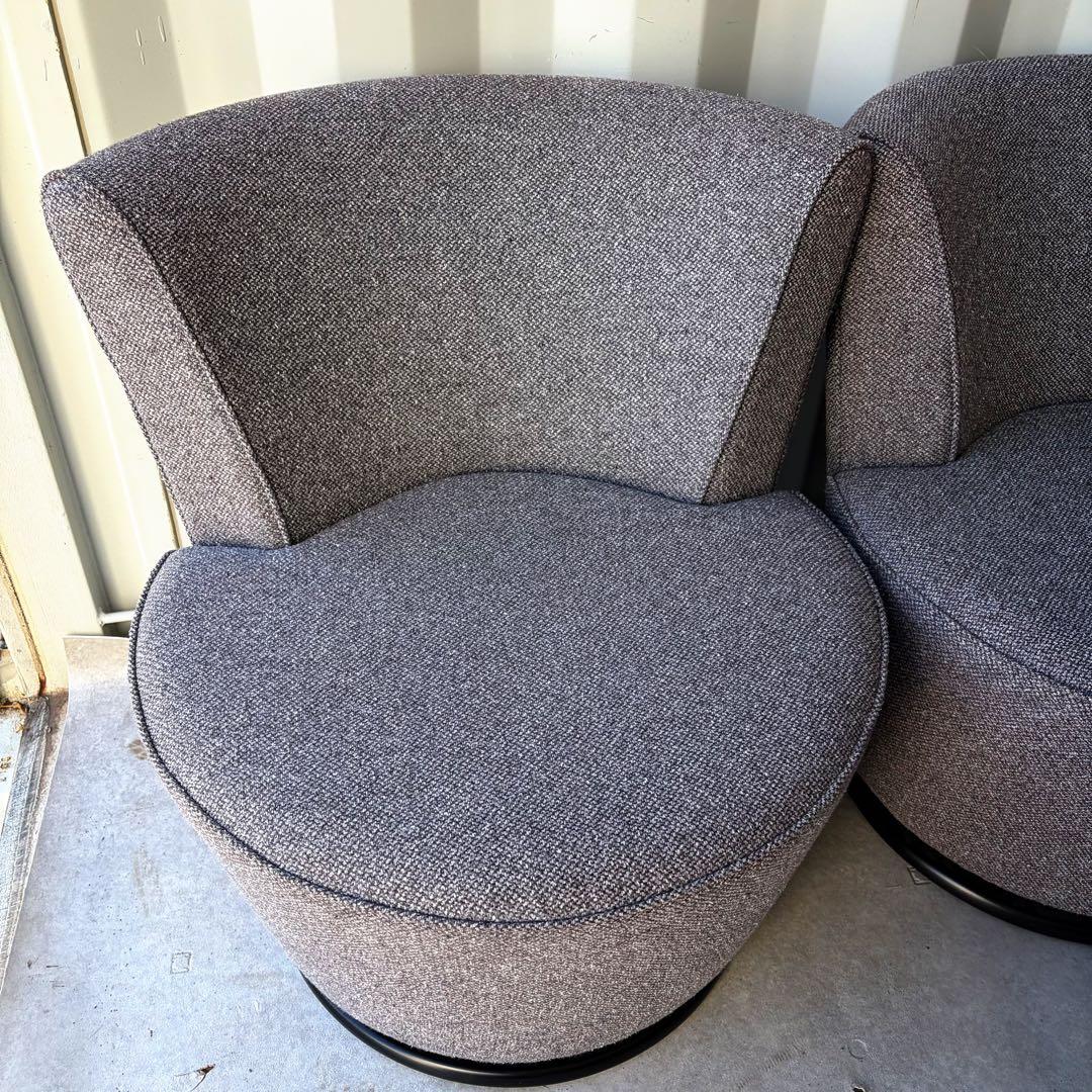 取付無料！中村工芸 N122 フライミーノワール 回転式ラウンジチェア2脚✨