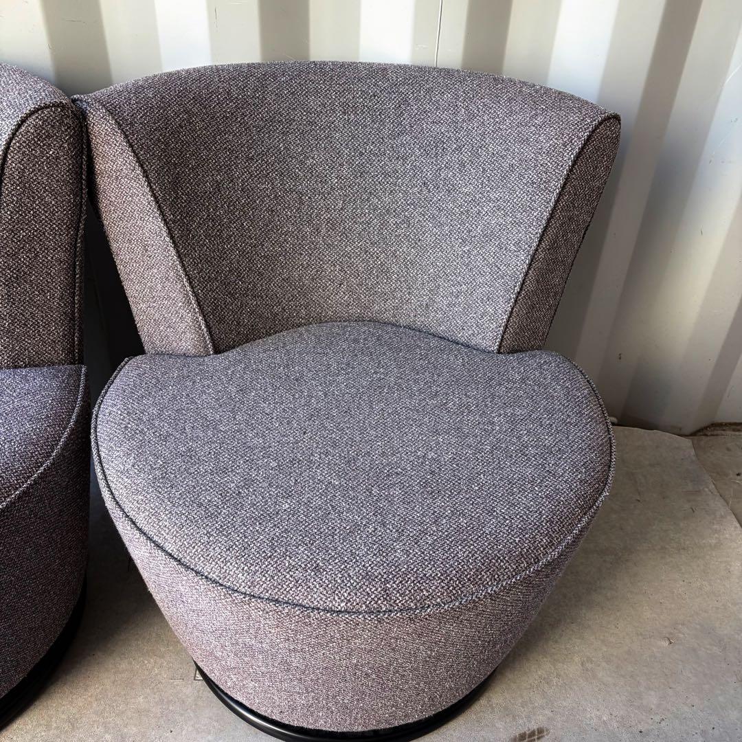 取付無料！中村工芸 N122 フライミーノワール 回転式ラウンジチェア2脚✨