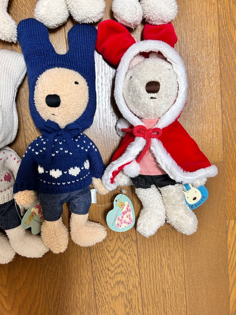 ルシュクル　ぬいぐるみ13体と湯たんぽとカイロケースセット