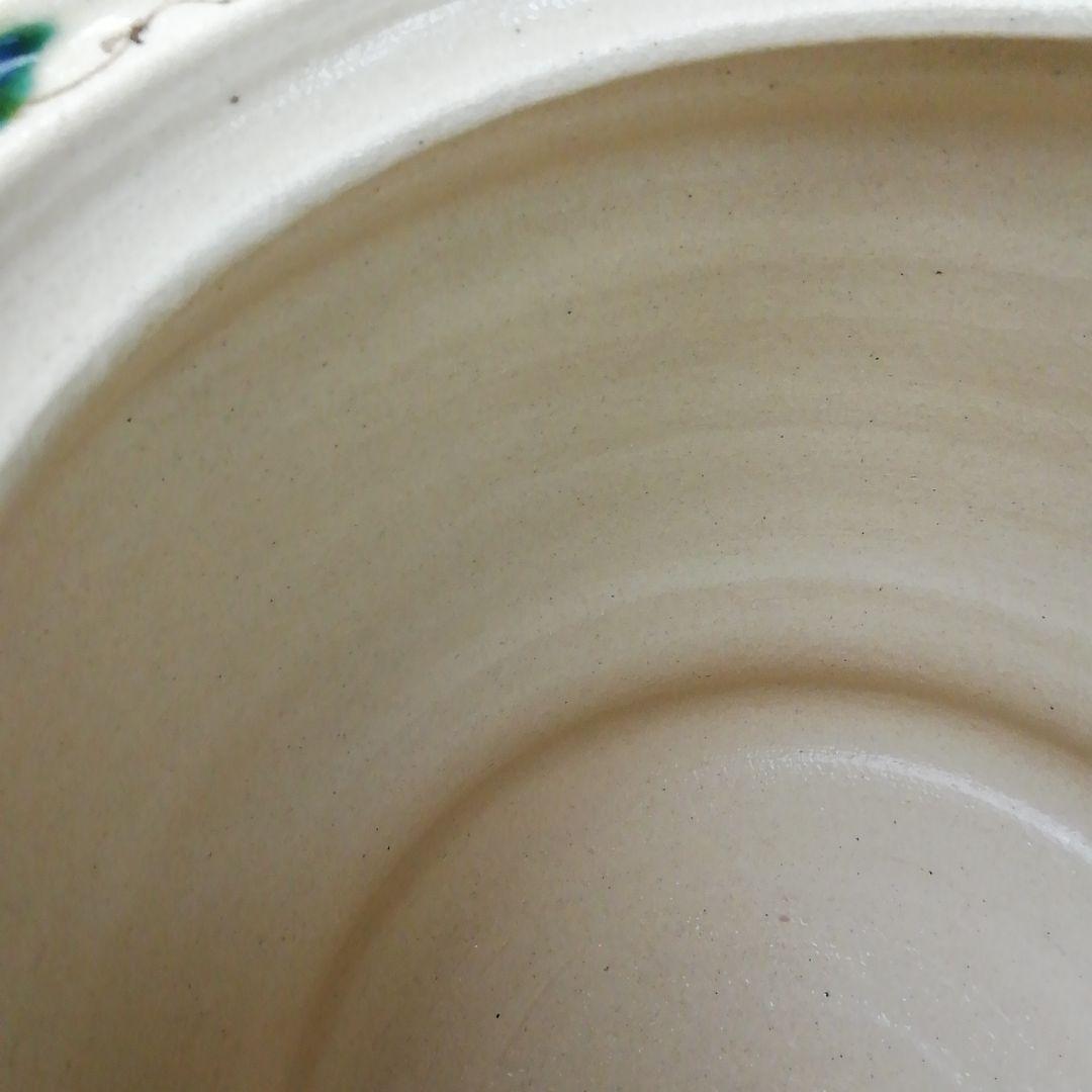 Ｔ１９２　水指　『弥七田織部』『桃山窯　林英仁』　共箱　茶道具